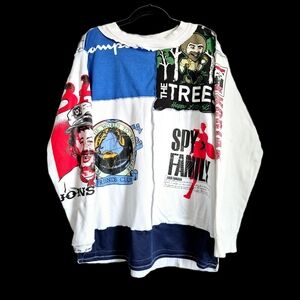 Patchwork Long Sleeve Tee